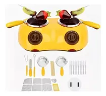 Comprar Chocolatera Doble De Fondue Máquina Para Derretir Chocolate