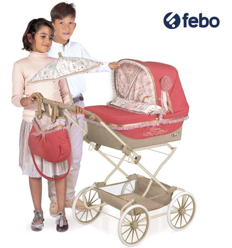 Coche De Muñeca Decuevas Reborn Martina Plegable + Sombrilla