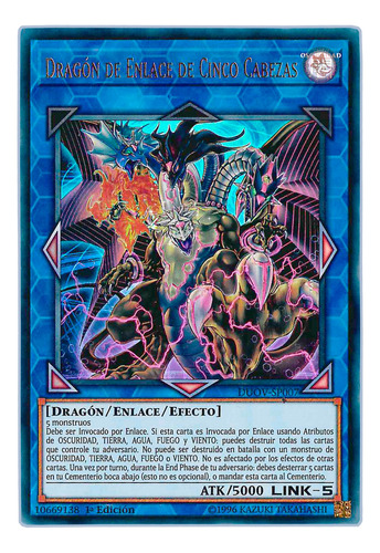 Yugi-oh! Five-headed Link Dragon Duov-en007 Ultra