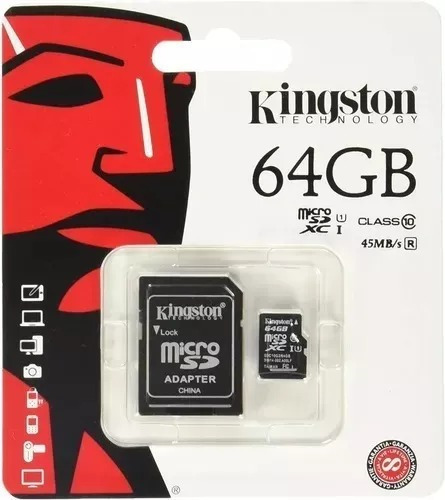 Memoria Micro Sd Kingston 64gb Tienda Fisica 173