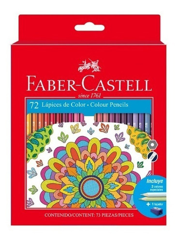 Colores Faber Ecolapiz (112071) 72 Hexagonales