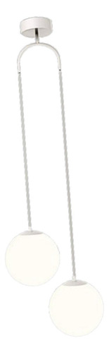 Lámpara Colgante De Globo, Lámpara Colgante De Blanco