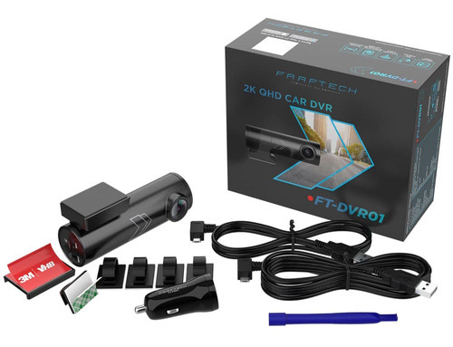 Cámara DVR de vehículos automotrices con grabación de automóviles Full Hd 2k