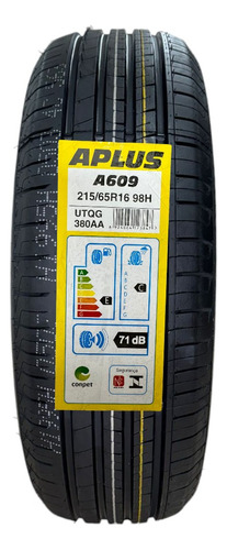 Kit 2 Pneus 215/65r16 98h Aplus A609 Aro 16 Índice De Velocidade H