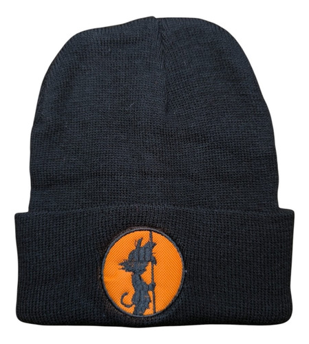 Gorro De Lana Dragon Ball Negro Unico Personajes