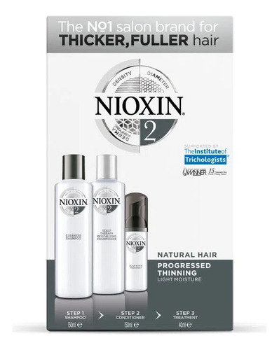 Kit Shampoo + Acond + Trat Nioxin Sys2 - mL a $476