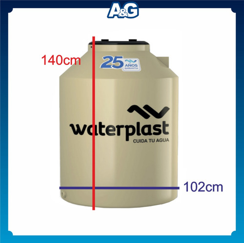 Imagen 2 de 5 de Tanque De Agua Waterplast 1000 Tricapa Envio Gratis Caba/gba