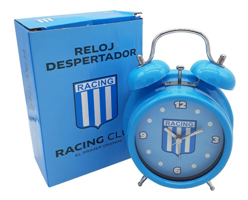 Despertador Grande Racing Con Llavero De Regalo