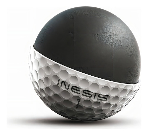 Pelotas de golf Inesis Soft 500 (kit con 12 bolas), color blanco