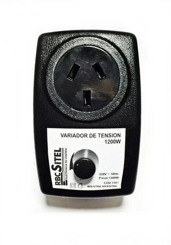 Variador De Tensión Enchufable 1200w Ideal Guirnaldas 220v