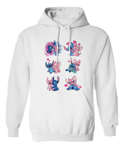 Sudadera Stich Y Angel Historia De Amor