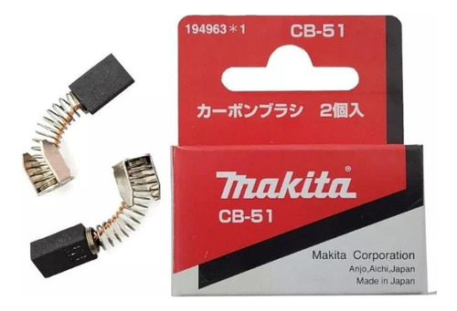 Juego Set Carbones Makita Cb-51 