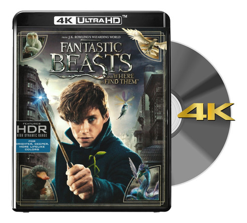 Blu Ray 4k Animales Fantasticos Y Donde Encontrarlos