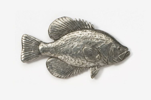 Pin Pewter Black Crappie Gg Harris Wildlife Collection