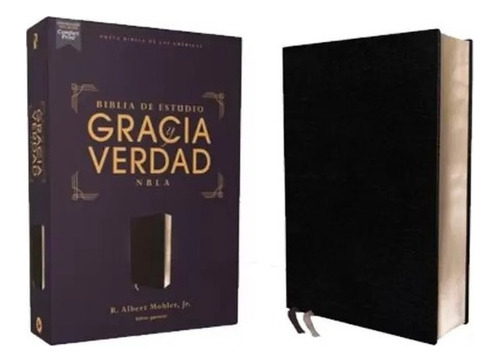 Biblia De Estudio Gracia Y Verdad Nbla, Tapa Piel Fabricad 