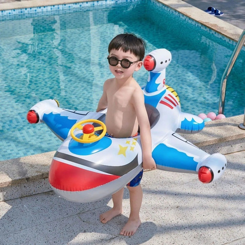 Imagen 5 de 6 de Flotador Inflable Bebe Lancha Alberca Piscina Protección