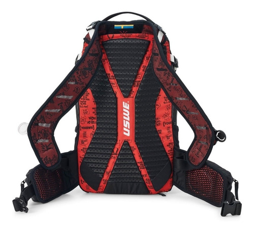Mochila Mtb/moto Flow 16 Carbon Negro Uswe Original