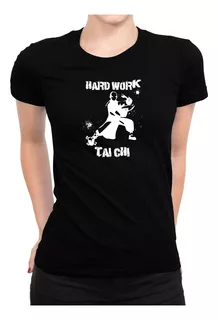 Idakoos Polo Mujer Hard Work Tai Chi