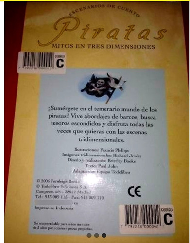 Piratas (mitos En 3 Dimensiones) (Usado)