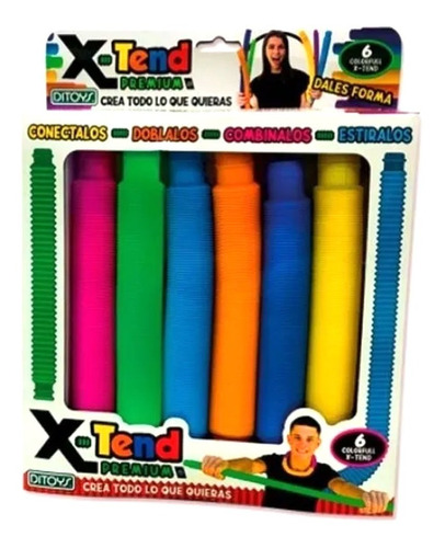 X-tend Premium X 6 Tubos Estirables 2485 Ditoys 