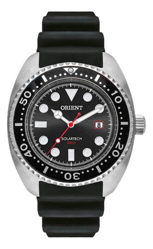 Relógio Orient Masculino Solartech Preto 200m Mbsp1038p1px