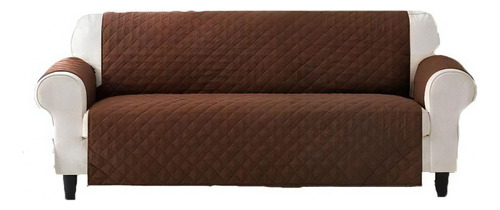 Cubre Sofa /sillon 2 Cuerpos Color Marrón