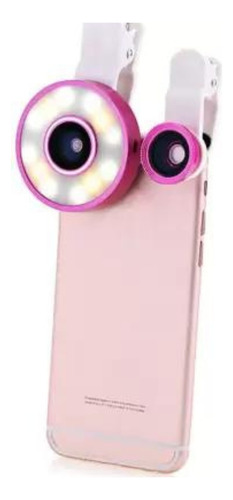 Lente Ojo Pez Led 6 En 1 Universal Ios Telefono Macro Wide
