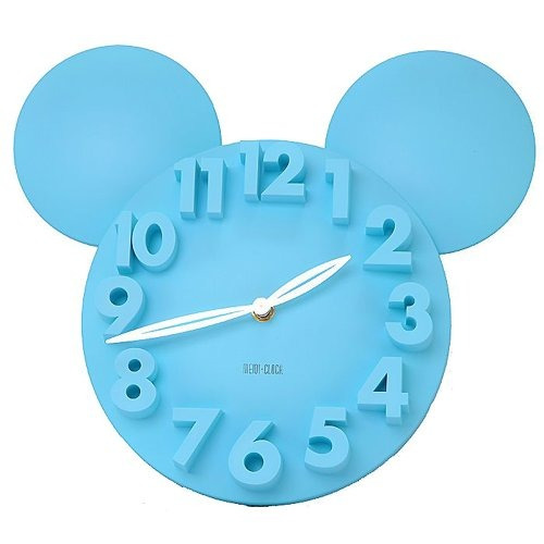 Locomo Diseño Moderno Mickey Mouse Big Digit 3d Reloj De Par