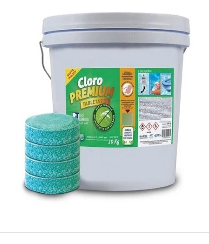 Cloro Pastillas Para Alberca 20kg + Formula ¡antimosquitos!