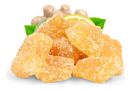 Trozos De Jengibre Cristalizado De It's Delish, Recipiente R
