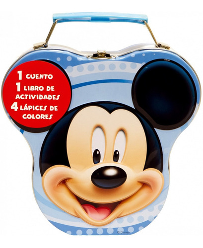 Libro Cajita Metálica Mickey Mouse - Vv.aa.