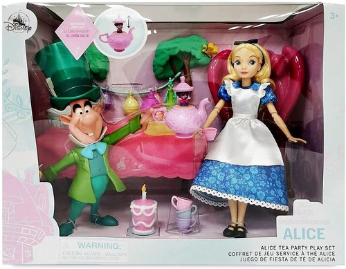 Alice In Wonderland Tea Party Classic Doll Play Set