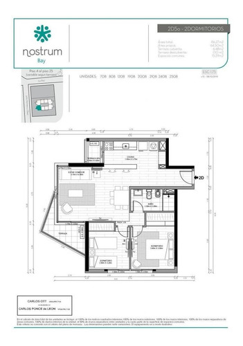 Imagen 29 de 29 de Apartamento Centro Venta 2 Dormitorios La Paz Y Julio Herrera Y Obes Ed. Nostrum Bay Con Terraza