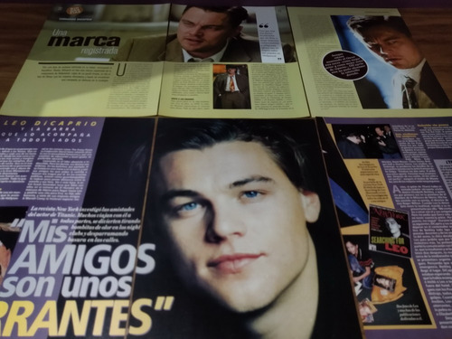 (as031) Leonardo Dicaprio * Recortes Revistas Clippings