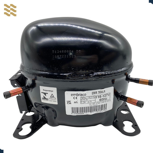 Motor Compressor Embraco Em2u60hlp Emi60 Emi70 R134 127v