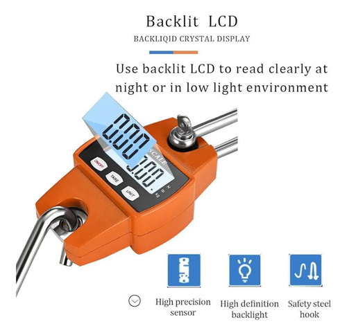 Báscula Digital Portátil De Alta Resistencia 300 Kg