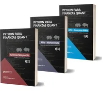 Comprar Libros Aprendé Python Desde 0 Trading Quant - Combo 3 Tomos