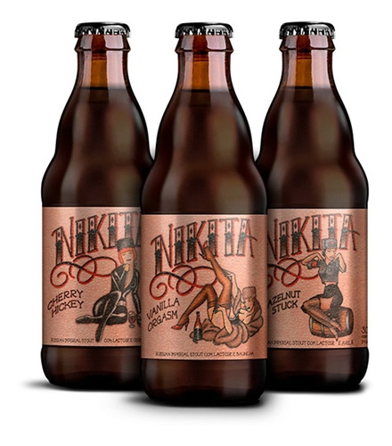 Kit 3 Cervejas Antuérpia Nikita Cherry Hickey 300ml | Mercado Livre
