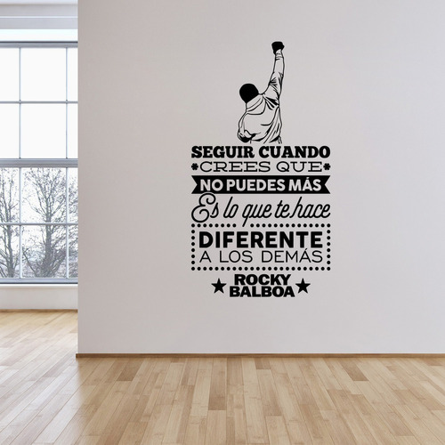 Viniles Decorativos Para Gym Motivacion Rocky Balboa