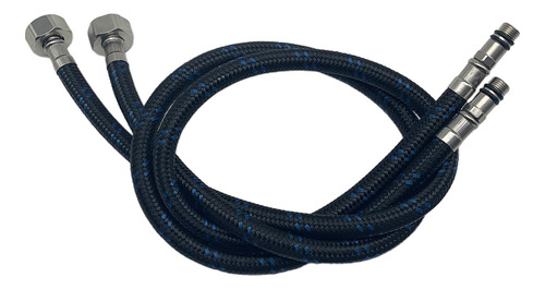 2 Piezas Conector De Grifo Estándar Manguera De Los 80cm