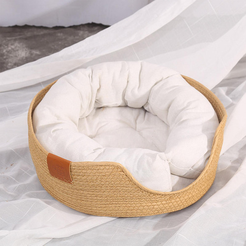 Camas Para Gatos De Ratán Tejidas A Mano, Sofá S