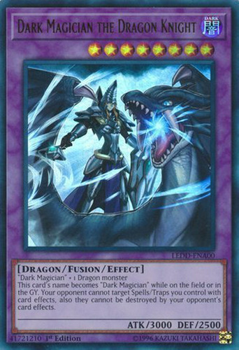 Mago Oscuro Caballero Dragón - Ledd-ena00 - Ultra Rare - 1 E