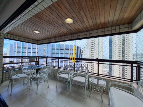 Imagem 2 de 30 de Apartamento Em Boa Viagem | Andar Alto | Vista Mar | 4 Quartos | Dependência | 3 Vagas | Lazer - Ap2020