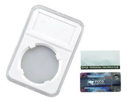 05 Capsulas Acrílica Pccb Para Moeda 40mm