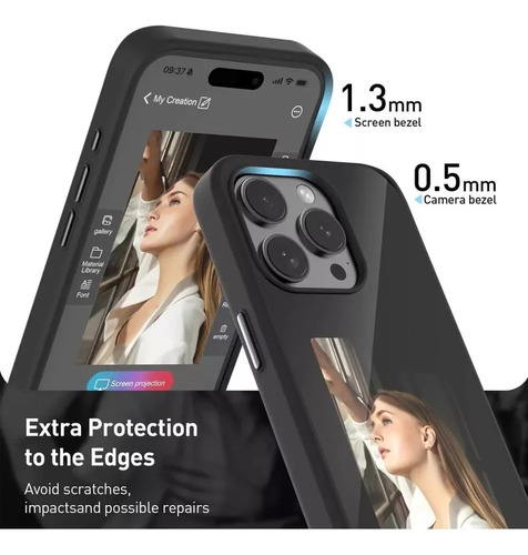 Capa Para Telefone Asx Smart Ink, Funda Para Smartphone Com