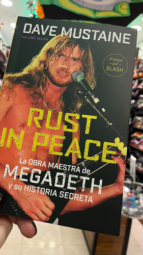 Libro Megadeth Rust In Peace Dave Mustaine Heavy Metal