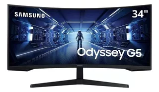 Monitor Gamer Samsung Curvo 34'' Odyssey G5 Led 165hz 1ms