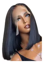 Comprar Peruca Front Lace 13x4 De Cabelo Humano Liso Curto Chanel