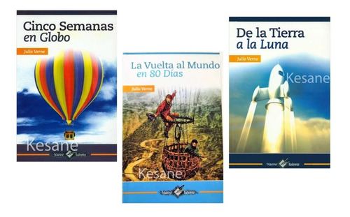 Julio Verne Paquete 3 Libros Colección Clásicos Epoca Paq. 2