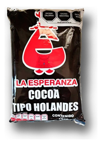 Cocoa Tipo Holandes 1 Kg Polvo Cacao 100% Puro Chocolate